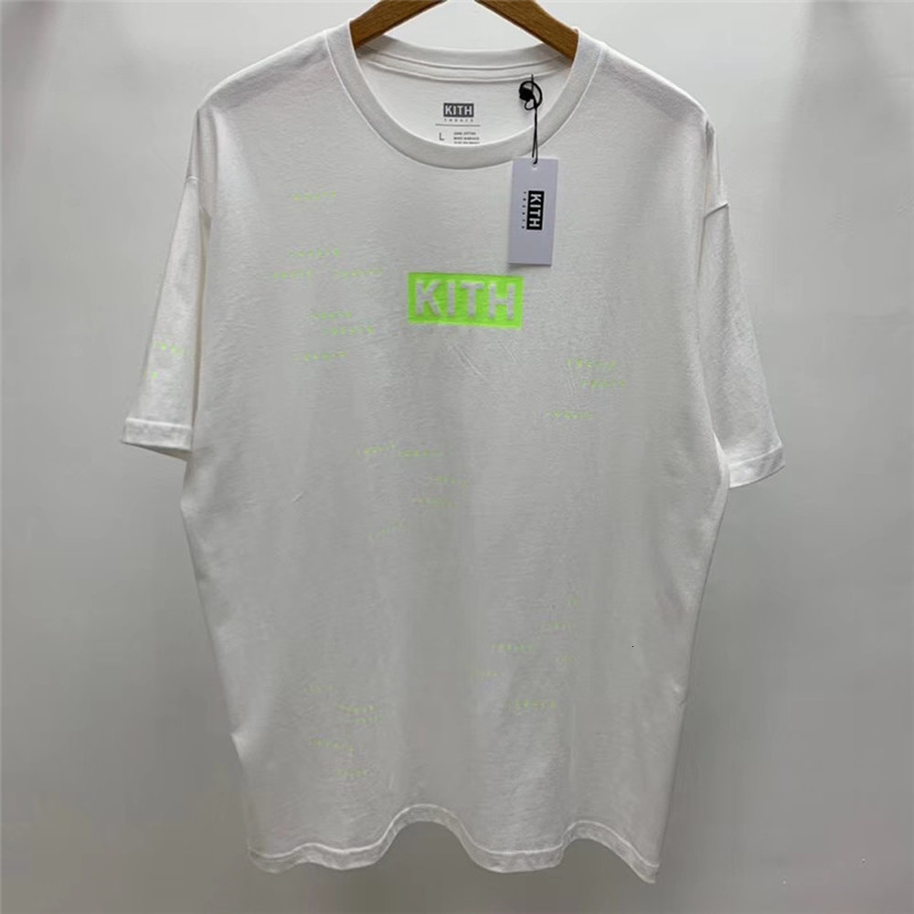 

polo 3M Reflecting T-shirt Men Wome 1:1 High Quality Kith Top Teas, White;black