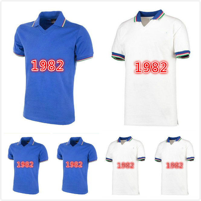

Retro 1982 1994 1996 1998 2000 2006 Italy soccer jerseys PLATINI BONIEK Rossi Tardelli Gentile HOME away classic football shirt S-2XL