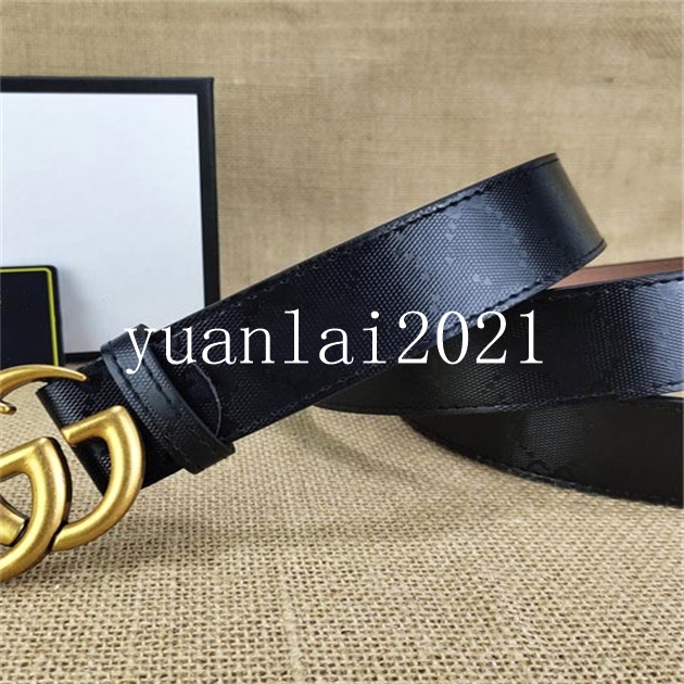 

2022 women belt GG&#13men high Quality Genuine Leather black and white color Designer Cowhide For Mens Luxury Belts With Box