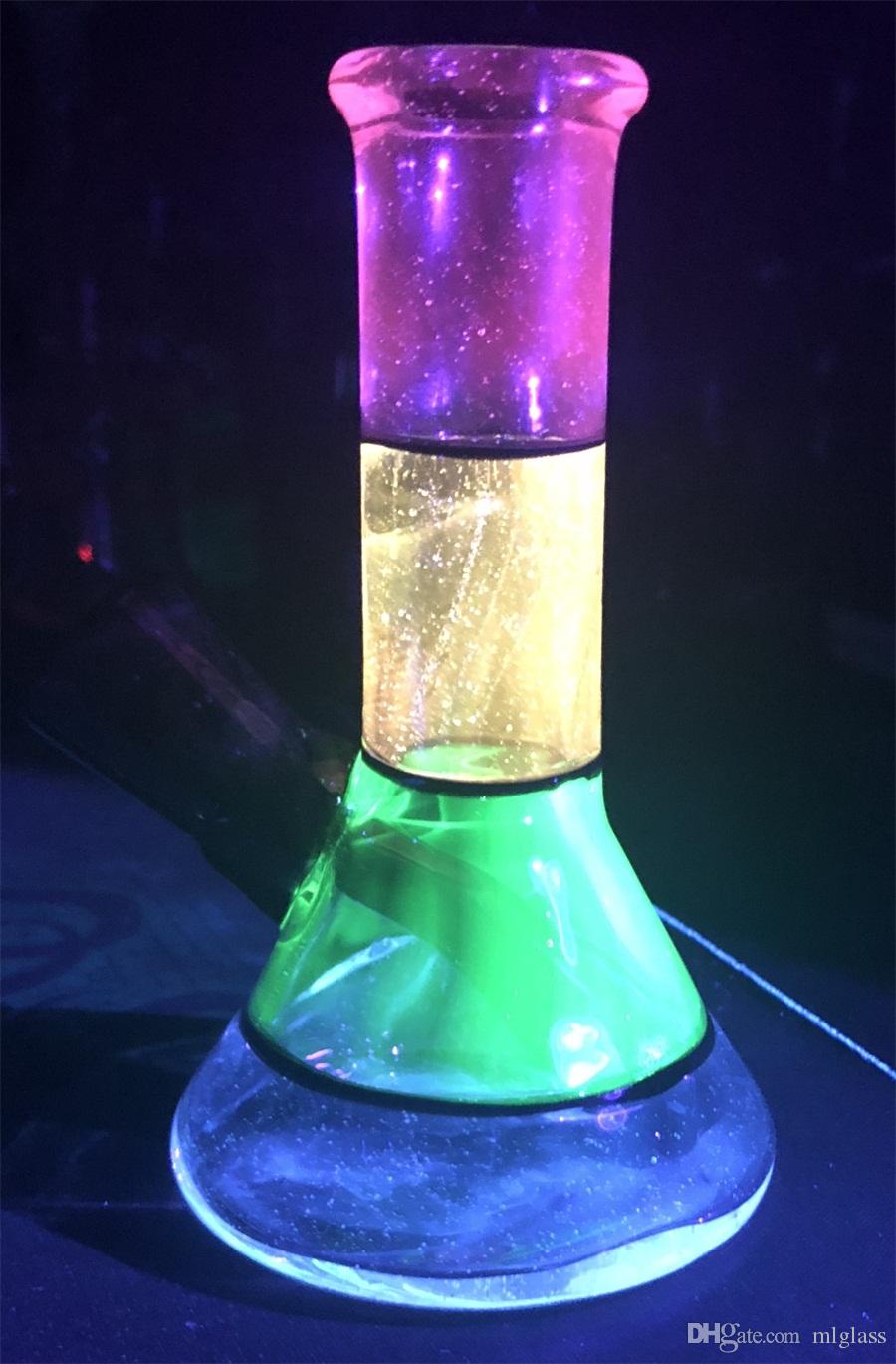 

Luminous color small hookah pipe at night