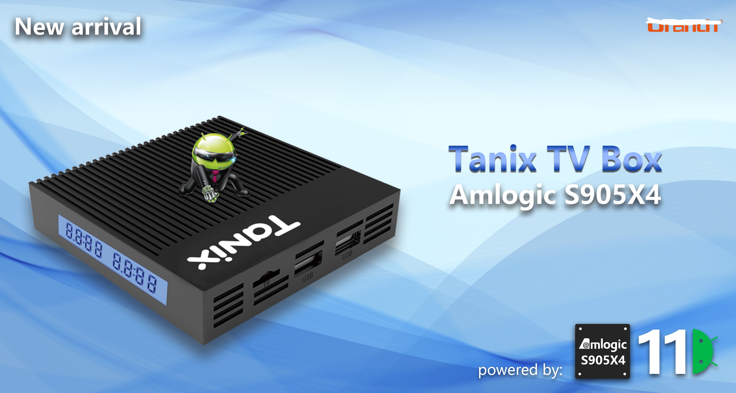 

TANIX X4 amlogic S905X4 TV BOX android 11 os 2.4g/5ghz dual wifi bT 1000M LAN 4K