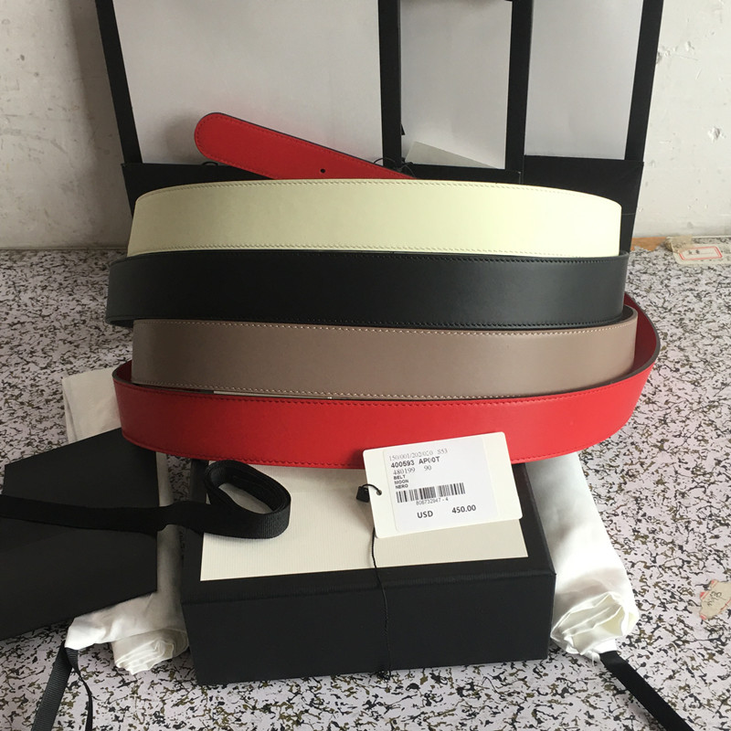 Ceinture de marque en cuir pour hommes et femmes, mode générale, haut de gamme, couche supérieure personnalisée en peau de vache, lettre 4CM, bou
