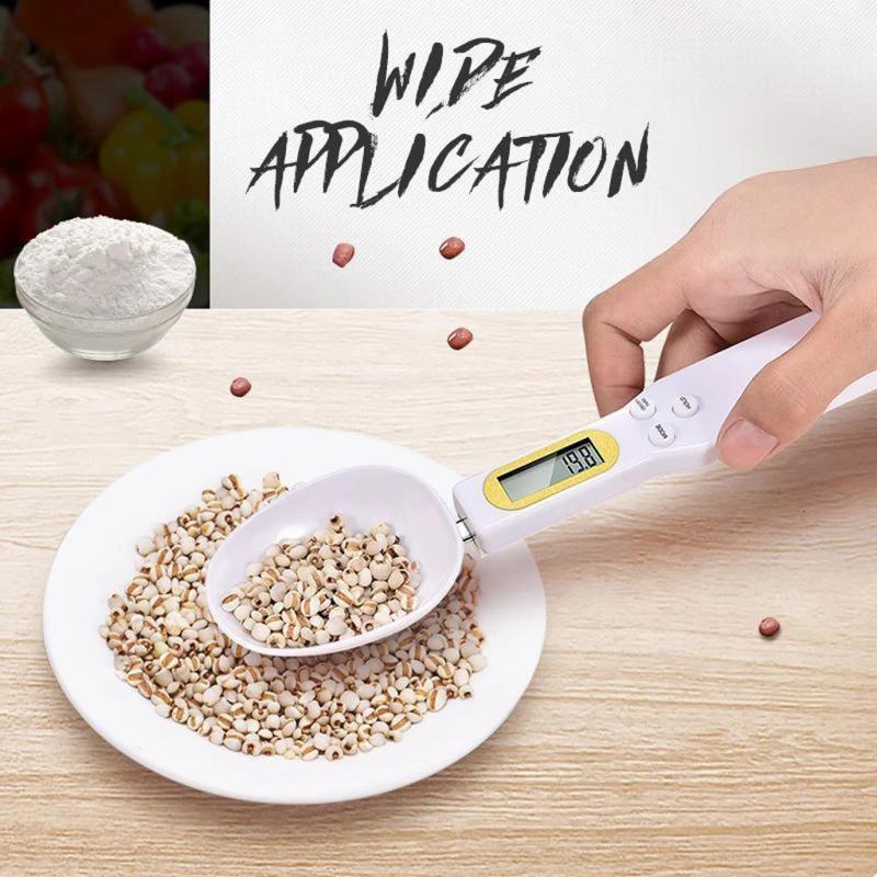 500g/0.1g LCD Measuring Spoon Digital Kitchen Measuring Spoon Electronic Digital Spoon Scale Mini Kitchen Scales Baking Supplies-image-694070589