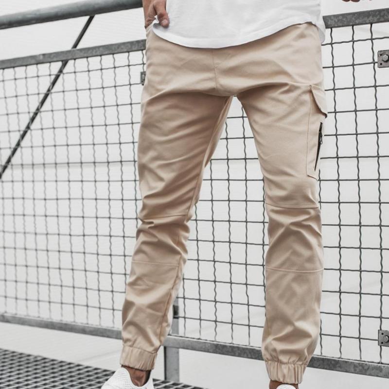 

Men's Pants Hip-hop Style Great Leisure Men Autumn Streetwear Breathable For Daily Wear, Black