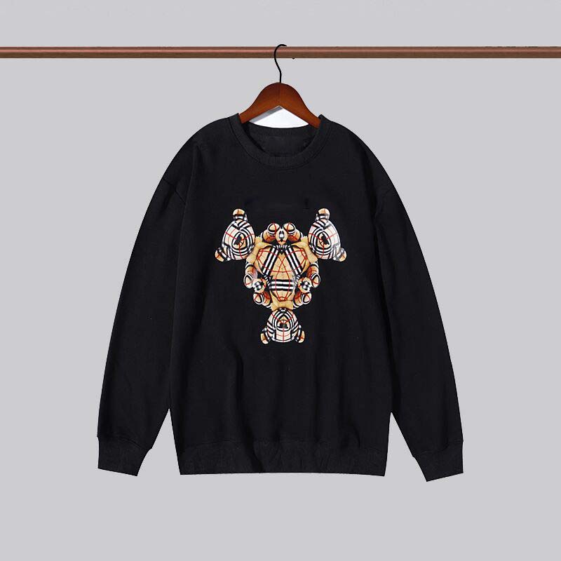 

Brand Women's and Men's Hoodies Pullover High Quality Sportswear Lightweight Fleece Sweater Fashion Printing Street Style Size M-XXL, Black