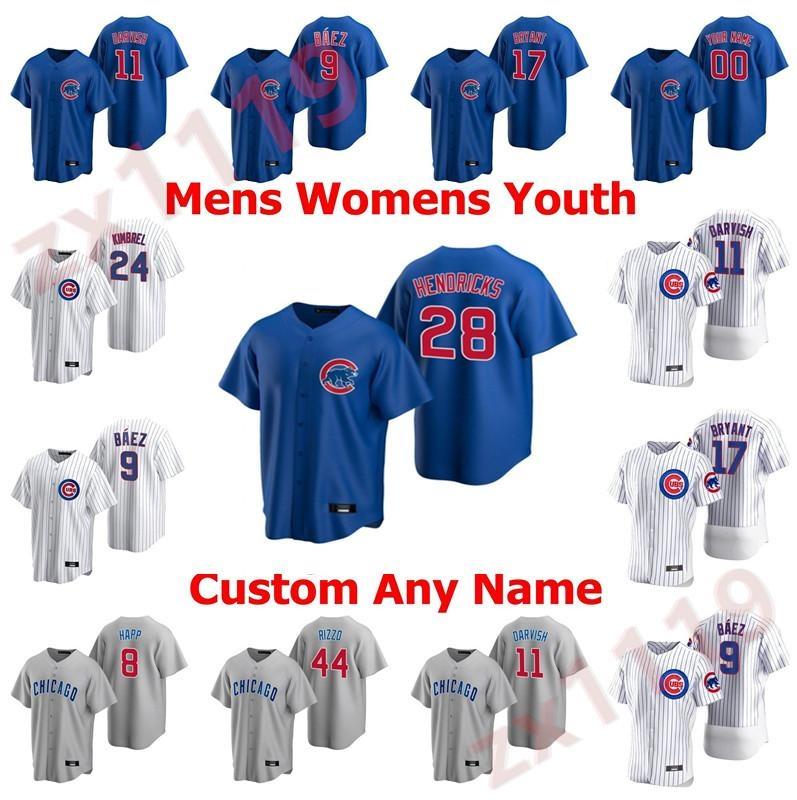

20 21 Chicago Anthony Rizzo Javier Baez KrisBryant Kyle Schwarber Jason Heyward Albert Almora Jr. Men Women Youth Cubs Baseball jerseys, Blue;black