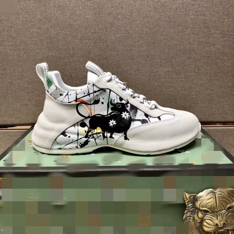 

2021 spring sports and leisure leather men's shoes high-end atmosphere all-match mjkm002