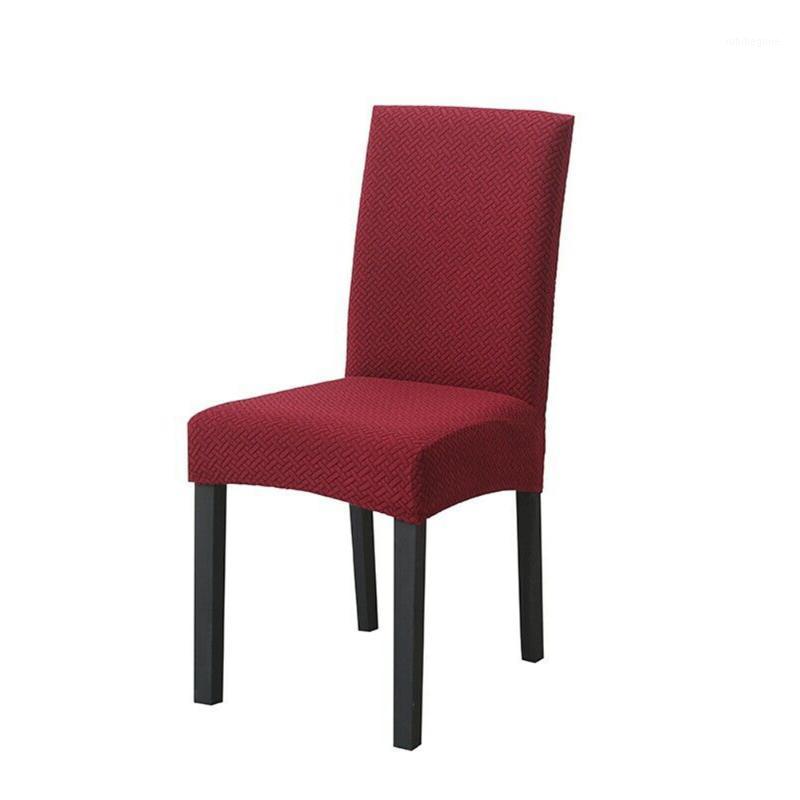 

El Chair Cover Decoration Knitted Dining Solid Slipcover Covers