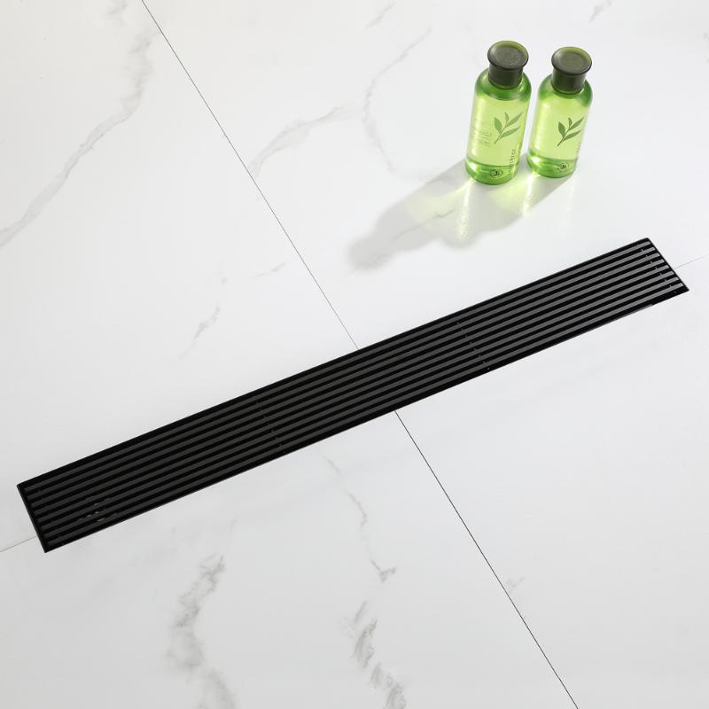 

Other Bath & Toilet Supplies Stainless Steel Shower Drain Bathroom Floor Black Bathtub Exterior Rain Water Room Large Displacement Thickenin