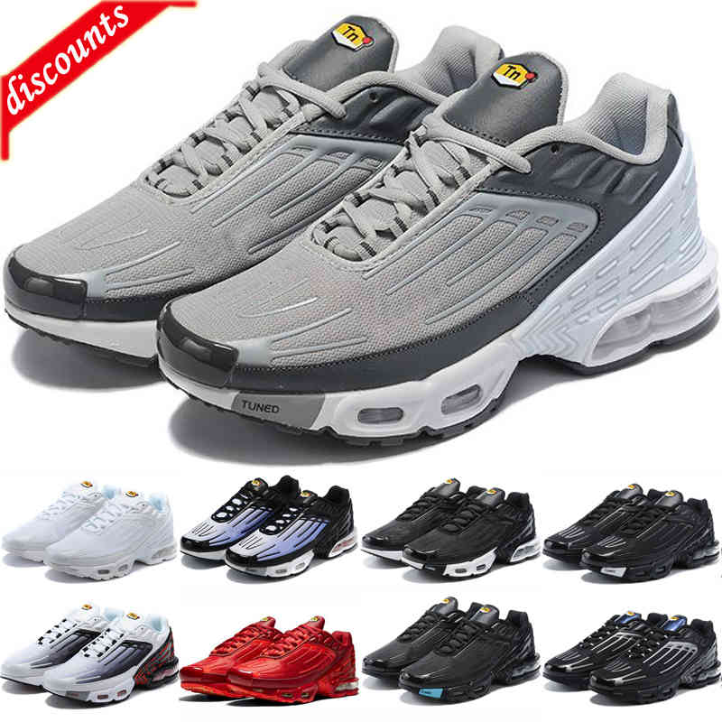 

36-45 36-45 tn 3 III plus Running Shoes Womens Mens Women Grey Royal Red Laser Blue Triple White Black men outdoor sports Trainers Sneakers, #0 laser blue