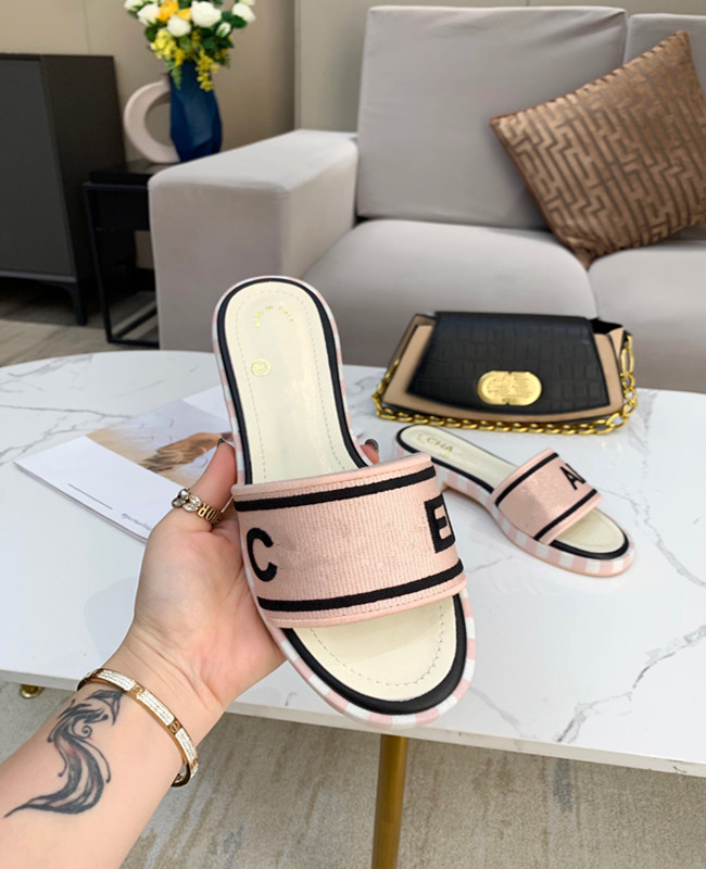 

Italy ace slippers casual shoes for women fashion sandals thick soles brand designer outside breathable mix order droship factory online sal, Black