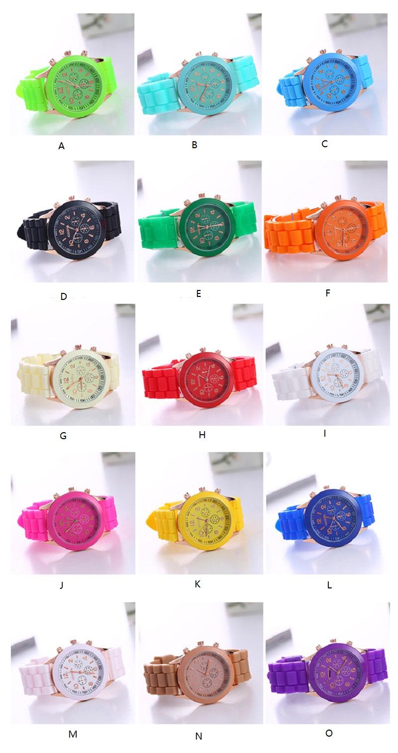 

Wristwatches Women's Watch Fashion Brand Red Clock Silica Gel Strap Alloy Shell Woman Watches Casual Quartz Gift Kids Sale