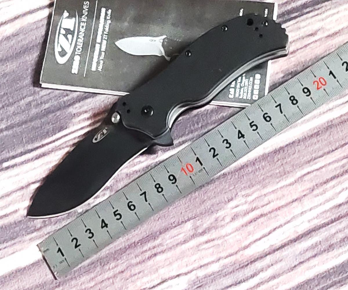

Zero Tolerance 0350 Assisted Opening Knife Black G-10 (3.25" Black) ZT
