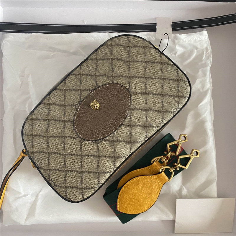 

2021 Designer Luxury Ophidia Beige Brown Micro 476466 Camera Crossbody Bag Shoulder Size:24*14.5*7CM