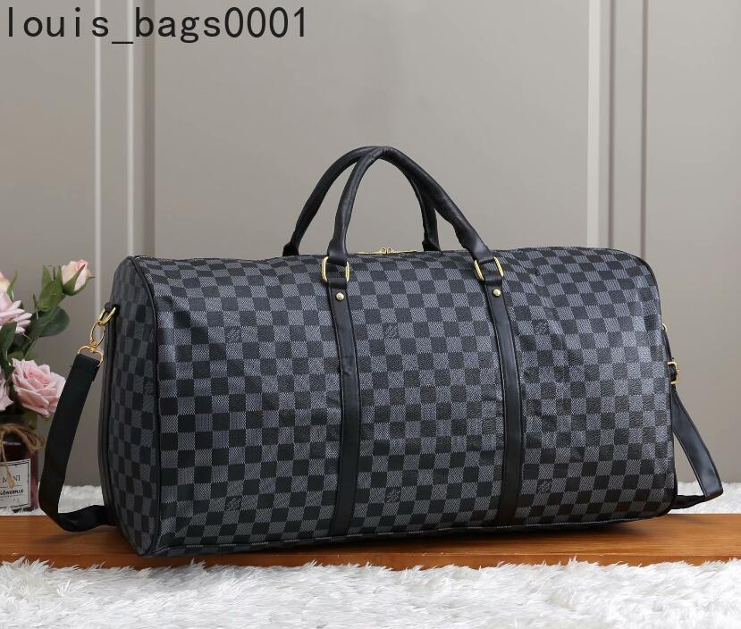

YSL lv LOUIS BAG VITTON Satchel Bag Hot Men Womens Travel Bag Duffle Bag Luggage Handbags Large Capacity Sport Bags 55CM, Golden;silver
