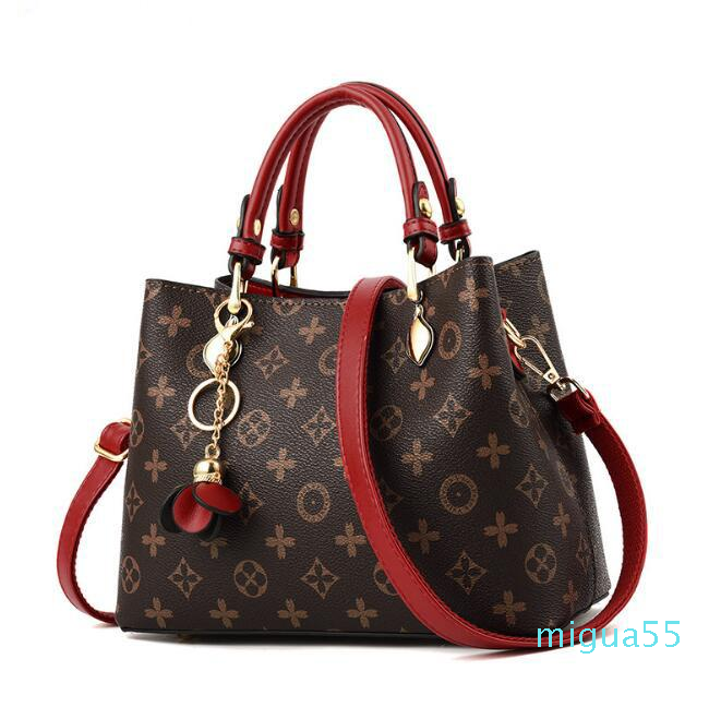

2021 Designers Luxury Handbags Printed Bucket simple women Famous, Brown