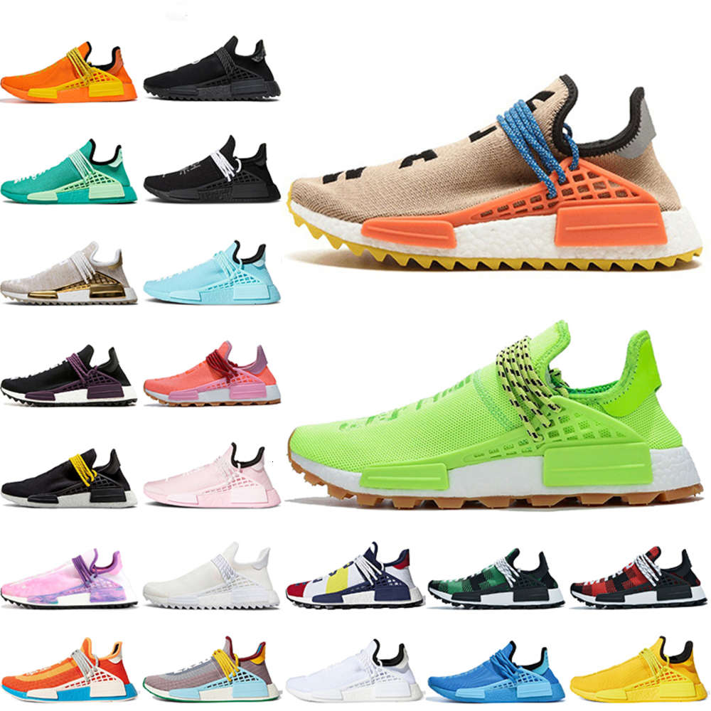 

Pharrell NMD Human race Women Mens Running Shoes Hu Trail Beige Volt Know Soul Nerd Solar Pack BBC Extra Eye Sports Trainers Sneakers mikee, A14 holi 36-45