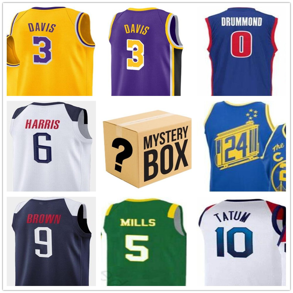

MYSTERY BOX any basketball jerseys Mystery Boxes Toys Gifts for Any soccer football shirts man 24 Rick Barry Sent at random mens Andre 0 Drummond uniform