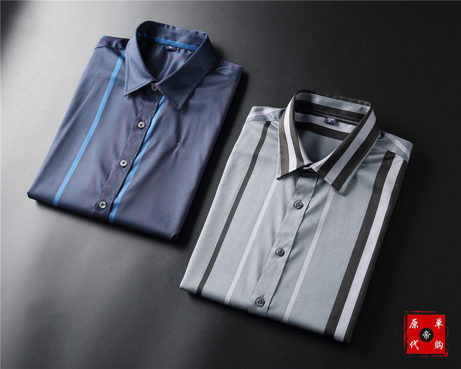 2021 Luxury Designer Men&#039;s Short Sleeve Shirt Pure Cotton Zebra Print Deluxe Casual Slim Fashionista M-3XL #04-image-711757433