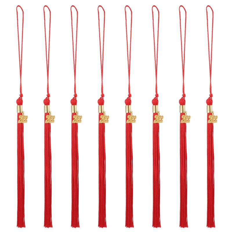 

Party Hats 8 Pcs Doctoral Hat Tassel Graduation Cap Decorative