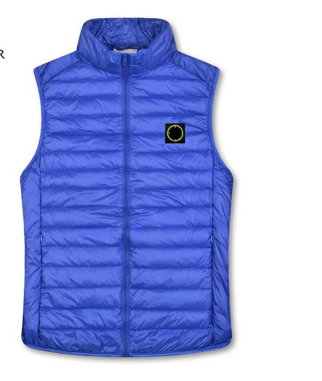 

Famous Stone Mens Down Vests Men Women Stylist Winter Jacket Coat High Quality Casual Vest 5 Colors Size M-XXL, Black;white
