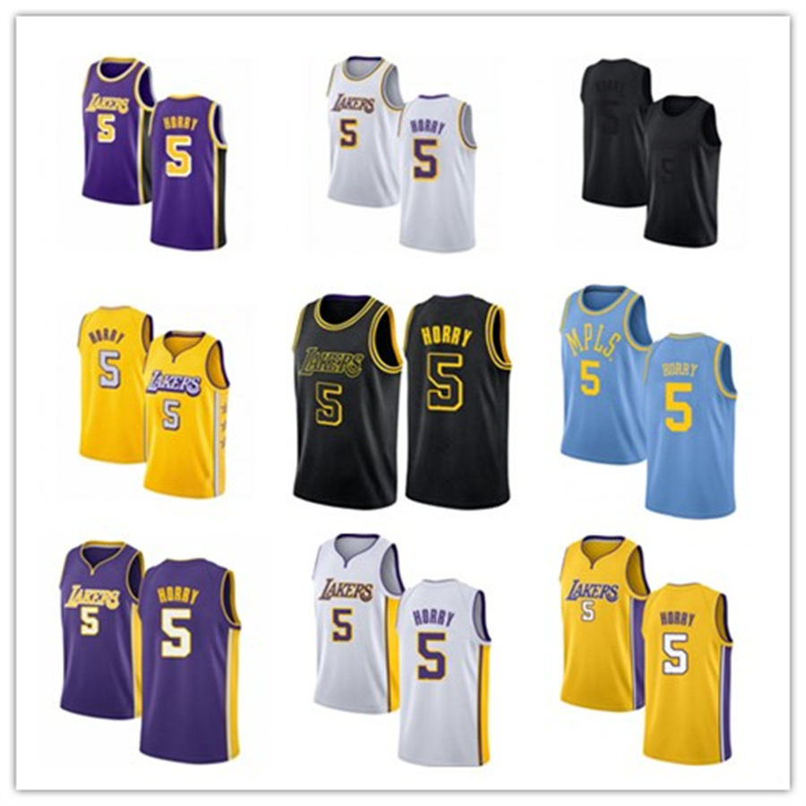 

2021 Robert custom men women youth 5 Horry basketball jerseys red Blue jersey leave number name, Black;red