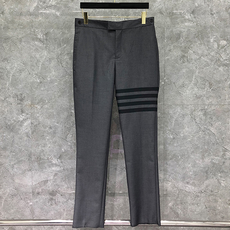 

casual pants dongguan generation tb autumn and winter style versatile fashion ins net red slim fit korean british men, Black