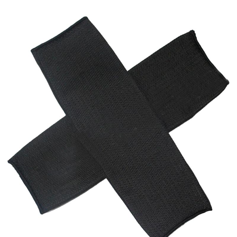 

Elbow & Knee Pads Arm Guard Protective Sleeve Cover Cut Resistant Stainless Steel Wire Protector Anti-Puncture Outdoor Work Protection, Black