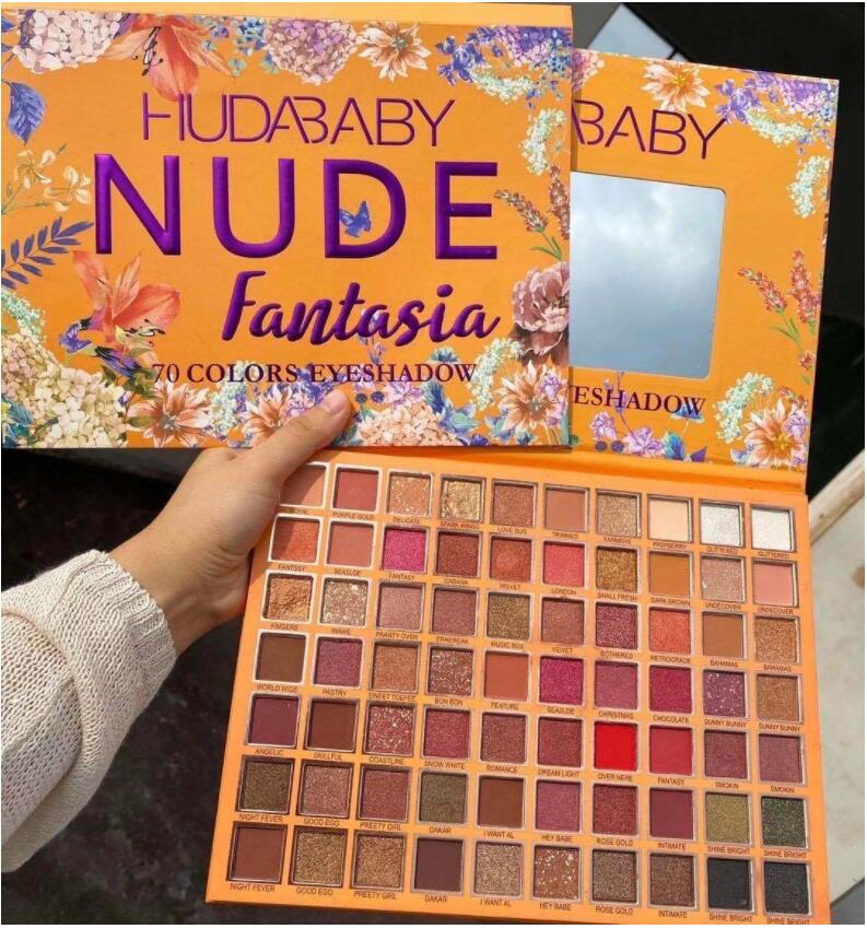 

Huda Baby 70 Color Eyeshadow Palette Collection: The Nude Fantasia, RainBow, Sunshine and Los Angeles Lovely Girl Eye Shadow, Ultra Pigmente