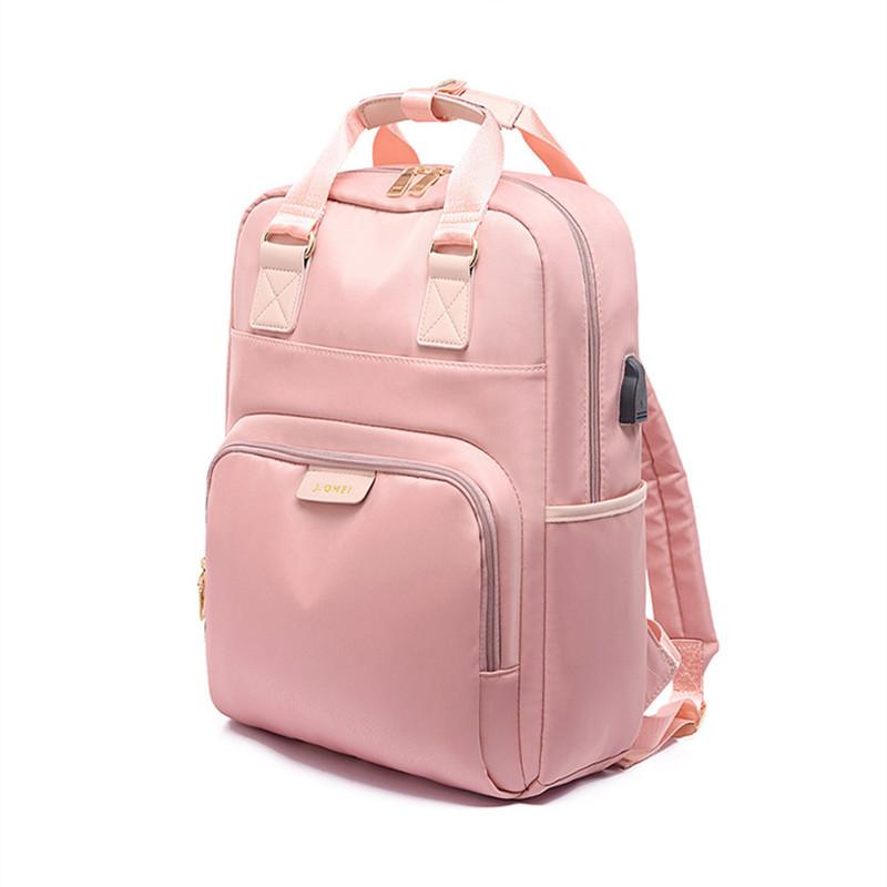 

Backpack USB Multi-Function Laptop Bag 14 Inch 15.6-Inch Unisex High-Capacity Fashion Waterproof Travel, Black