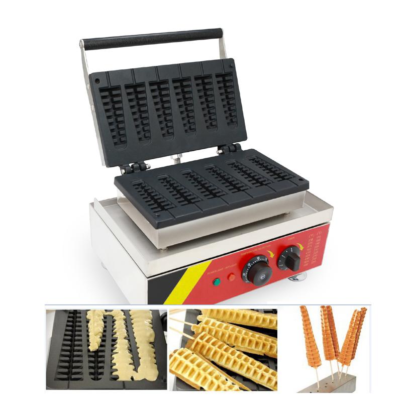 

Bread Makers Commercial CE Electric 110V 220V Pcs Lolly Stick Waffle Maker Machine Baker Iron Cake Oven