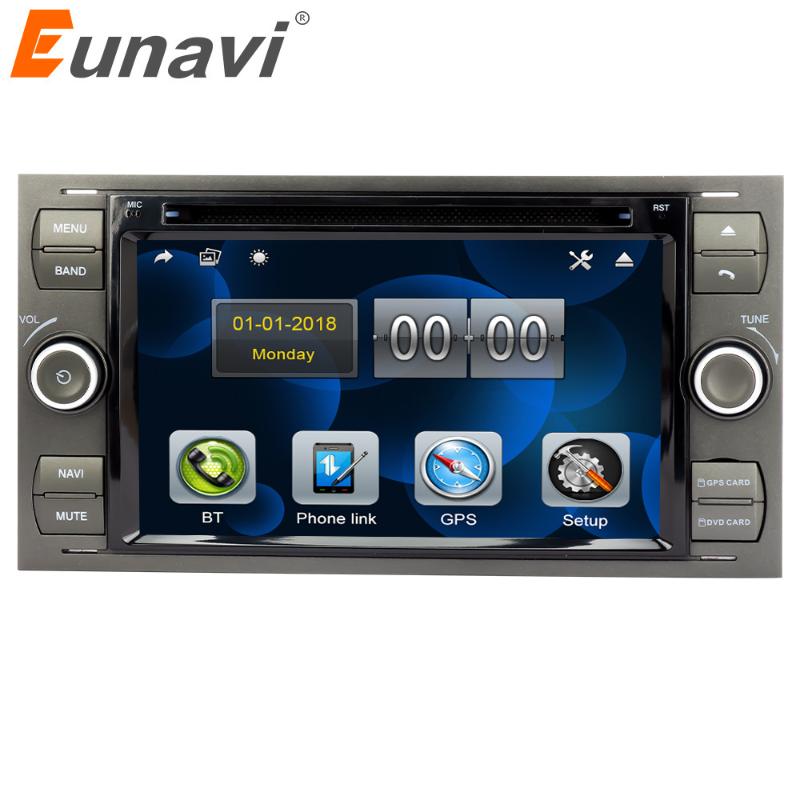 

Player Eunavi 7 Inch 2 Din Autoradio Car DVD Radio GPS Navigation For /Mondeo/Focus/Transit/C-MAX/S-MAX/Fiesta SWC USB RDS