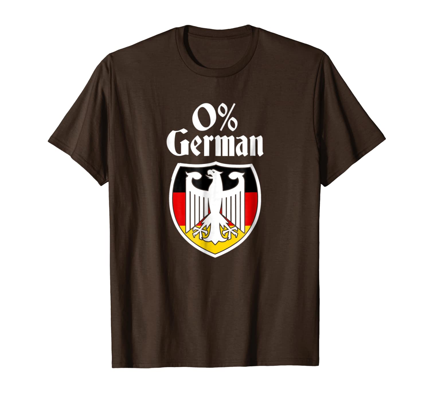 

0% german - funny oktoberfest drinking team t-shirt, White;black