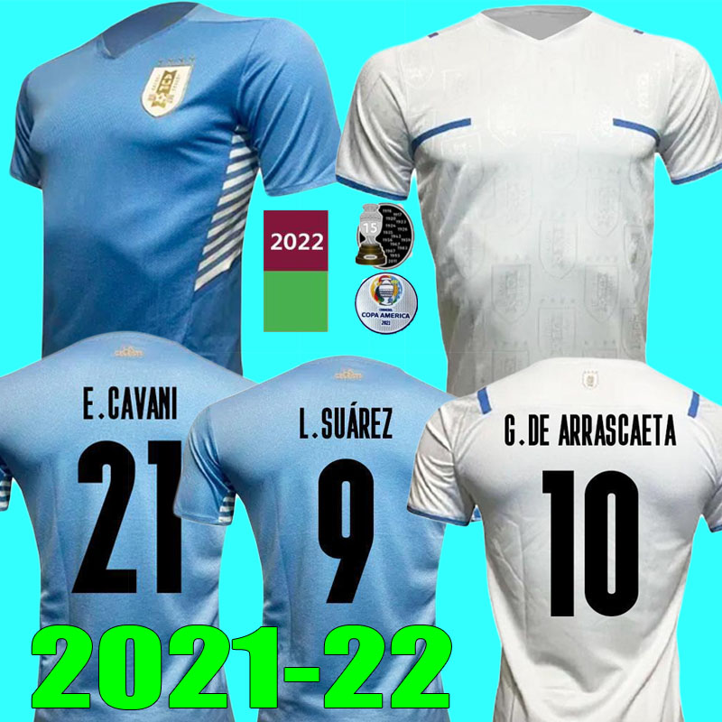 

Camisetas 2021 2022 Uruguay L.suarez Soccer Jerseys Home away 21 22 E.cavani F. Valverde Shirt N. Nández J.M.Giménez De La Cruz National Team Football MEN + KIDS KIT Uniforms, Men home