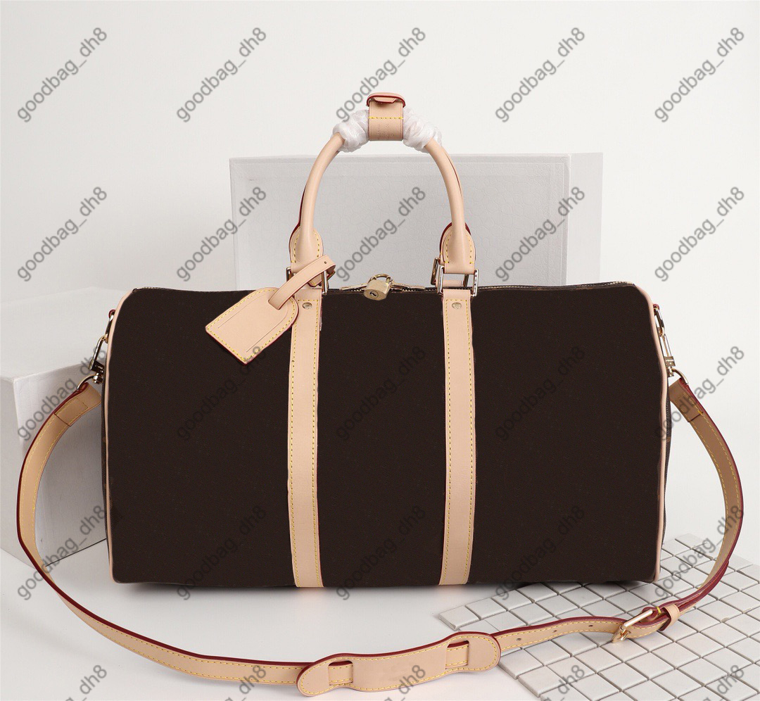 

2021 Fashion Men Women leather Totes Luxurys Designers Duffle Bags Man Woman handbag Large Capacity Travel Tote packs M41418 M41416 M41414, Extra cost