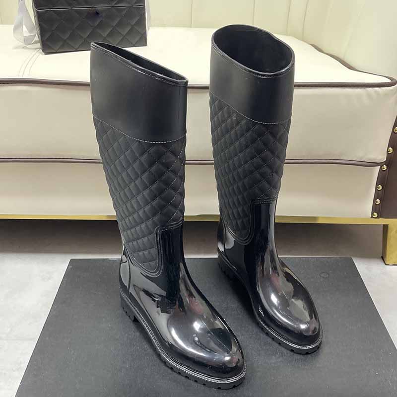 

90s Fashion Waterproof Rain Boots For Womens Rubber France Platform Designer Luxury Brand Lady Halloween Goddess Shoes Jumpman Ankle Boot Espadrilles Plus Size, #1