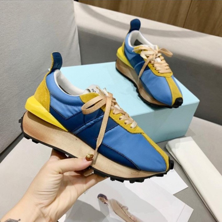

2022 Sneakers Shoes Designer Sneaker Boots Brand Bumpr Retro Men Women Lanvins Casual Shoes Size:35-44, Box