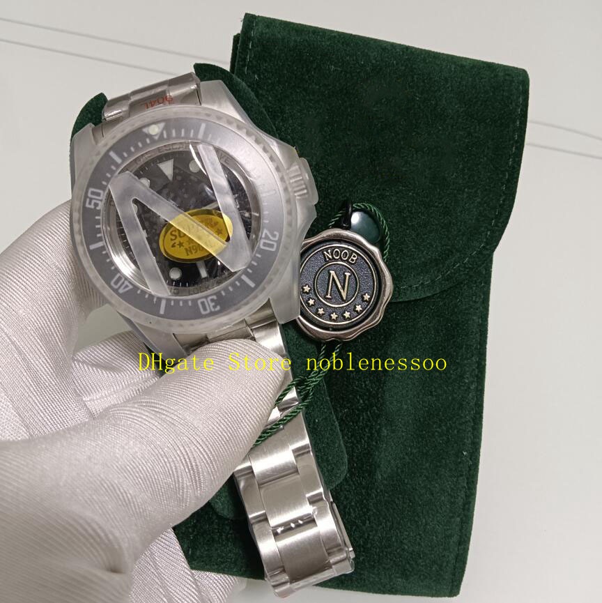 

Super N Factory Watch 904L Steel Mens 44mm Black Dial Ceramic Bezel 126660 Sapphire Glass 116660 Oyster Bracelet NoobF 2813 Movement Automat, Slivery;black