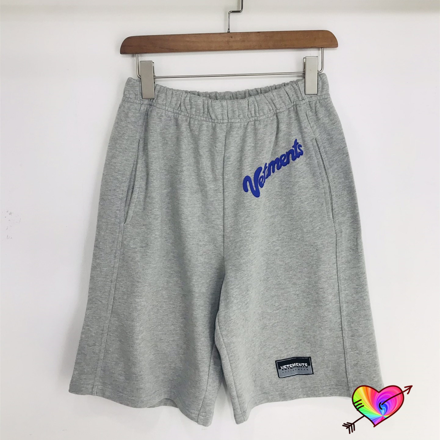 

Grey Shorts Men Women 1 High Quality Blue Foam Print Breeches