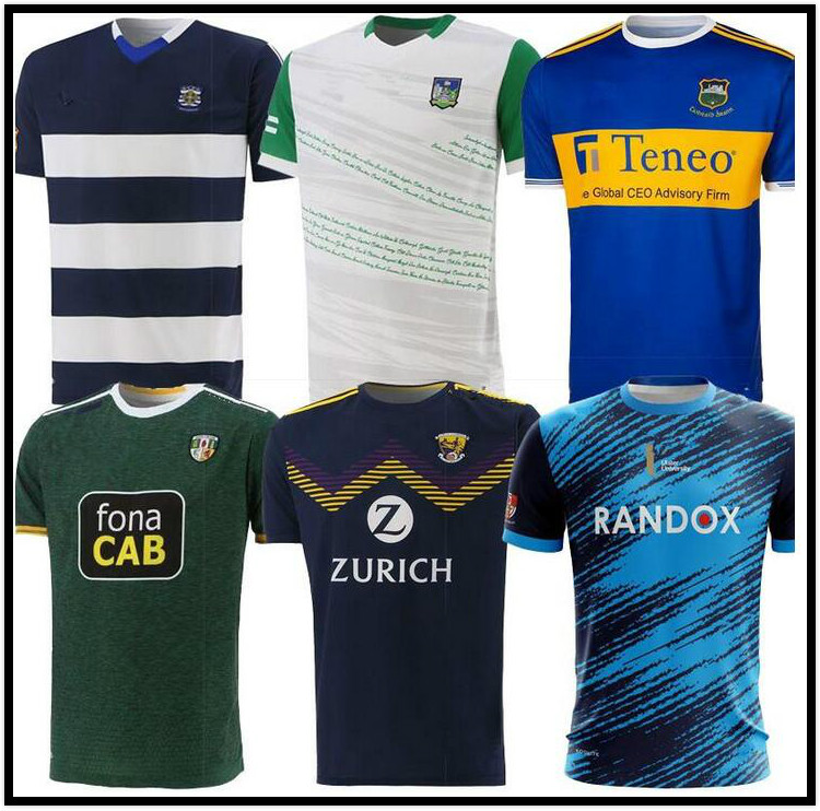

2021 2022 Wexford GAA 2 Stripe Away Rugby Jerseys 21 22 Limerick TIPPERARY ÃTH CLIATH DAVID TREACY TOM CONNOLLY shirts S-3XL, Black;gray