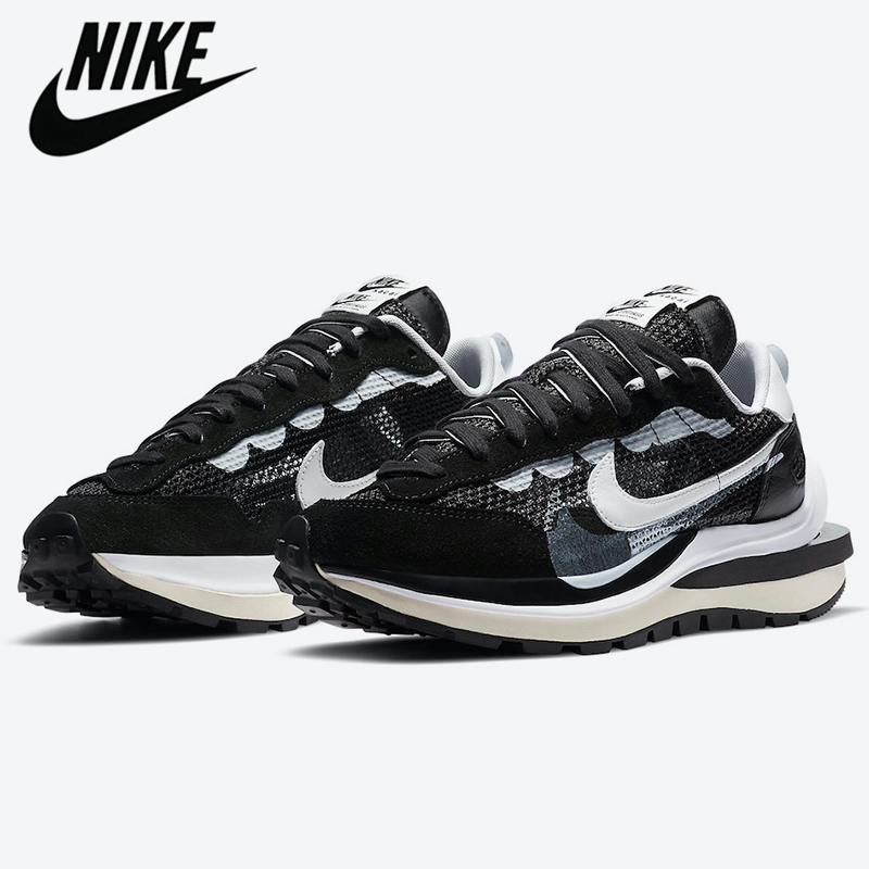 

Sacai x Nike Pegasus Vaporfly LDWaffle Running Shoes for Men Women Black White Sail String Villain Red mens sneakers trainer outdoor sports EUR 36-45