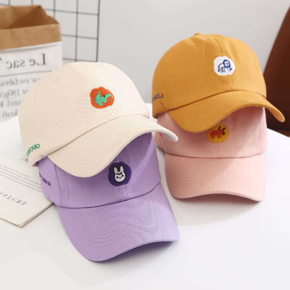 

the ball cap ball caps hat girl spring summer academy style cute cartoon english embroidered baseball cap men's korean leisure curved b, Blue;gray