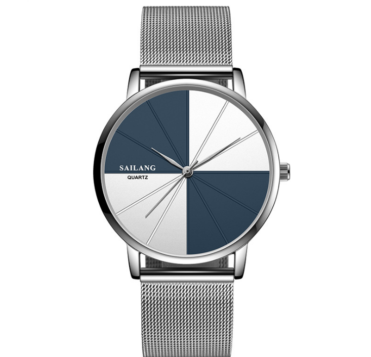 

Quartz Mens Watch Starry Stars Unique Watches Glossy Mesh Stainless Steel Bracelet 6MM Ulltrathin Dial Scratch Resistant Stylish Man Wristwatches, No send watch for shipping