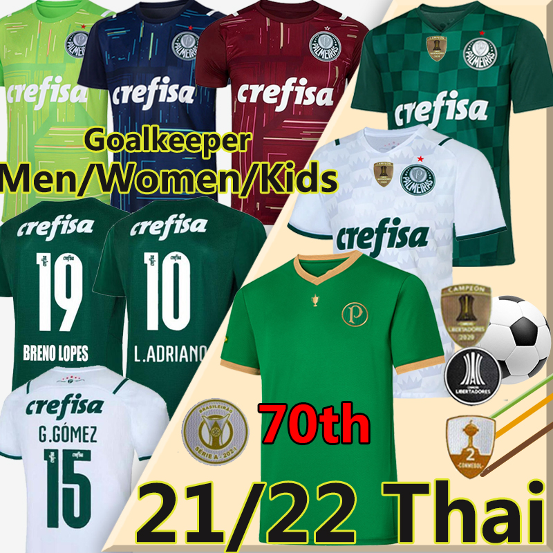

2021 2022 Palmeiras soccer jerseys 70th anniversary DUDO G.JESUS JEAN ALECSANDRO football jersey ALLIONE CLEITON XAVIER 70 years palmeiras men women kids kits, 21-22 home
