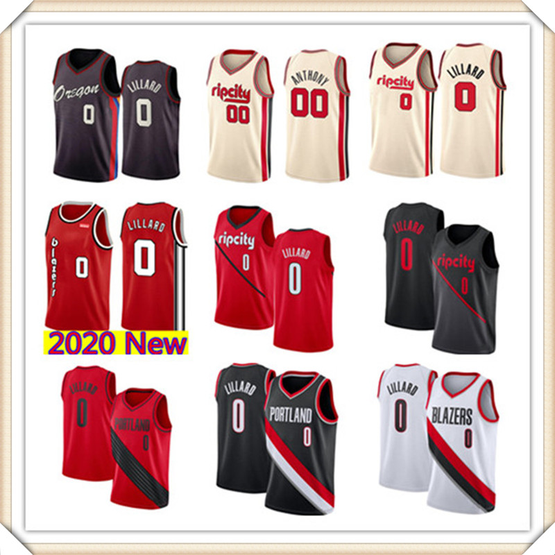 

Carmelo 00 Anthony Jersey men Damian 0 Lillard Basketball Jerseys