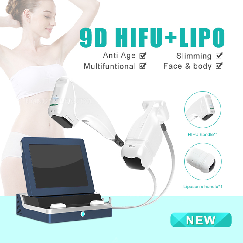 

Other Beauty Equipment Portable Hifu Shaping Machine 9D Liposonix Intensity Focused Ultrasound Fat Removal Body Slimming Lipo Beauty Machines