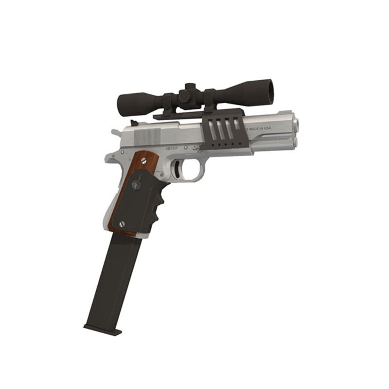 

M1911 Paper Pistol Handmade Puzzle DIY 3D Toy Gun Military Craft Blaster Model For Cosplay Kids Boys Birthday Gifts