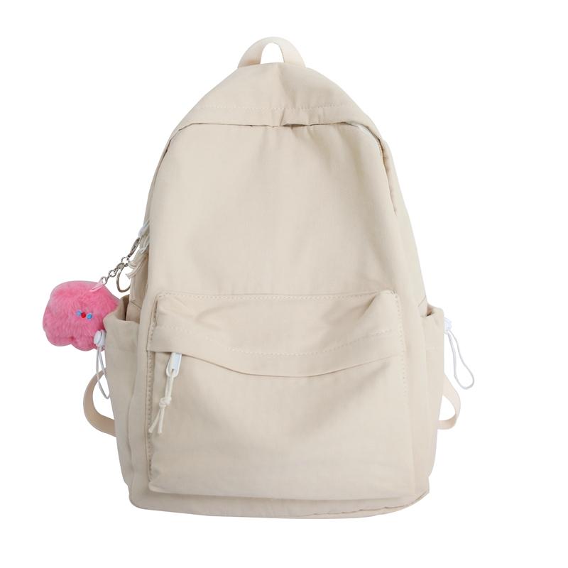 

Backpack Preppy Style Canvas Women School Rugtas Dames Damen Rucksack Bolsos Mochila Para Mujer Sac A Dos Voyage Plecaki Damskie, Beige