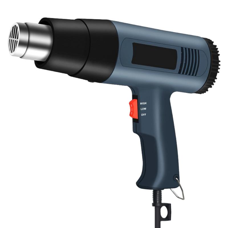 

Professional Heat Guns Electric Air Tool 866A 2000W Variable Temperature LCD Display Machine Heating Handheld Power Gun UK/US/EU Plug