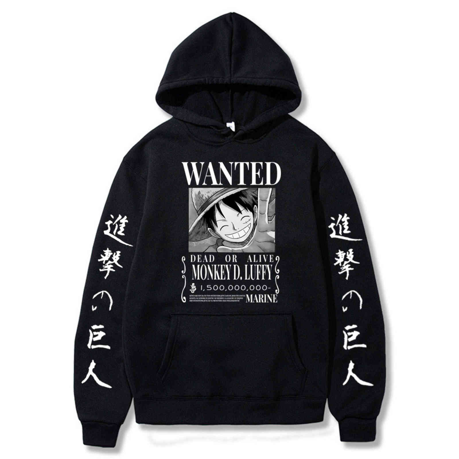 

Attack on Titan one piece men' Hoodie, Japane animation printed large street cloth, ffy and fashionable, Orange